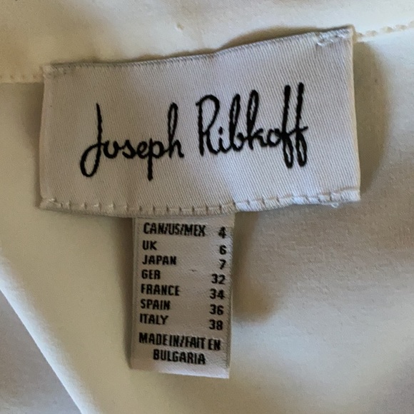 Joseph Ribkoff white Blouse/Shirt Size 4 - Picture 5 of 6
